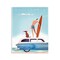 Stupell Industries California Beach Day with Dog Wall Plaque By Martin Wickstrom